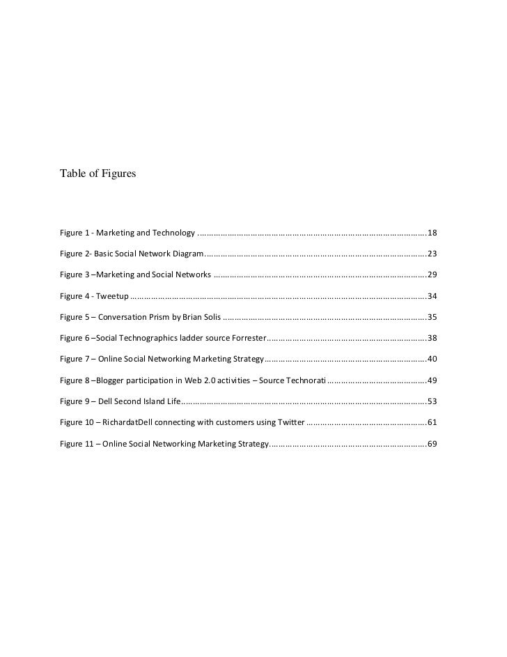 Table of Contents